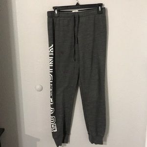 PINK Grey Sweatpants...Size Small